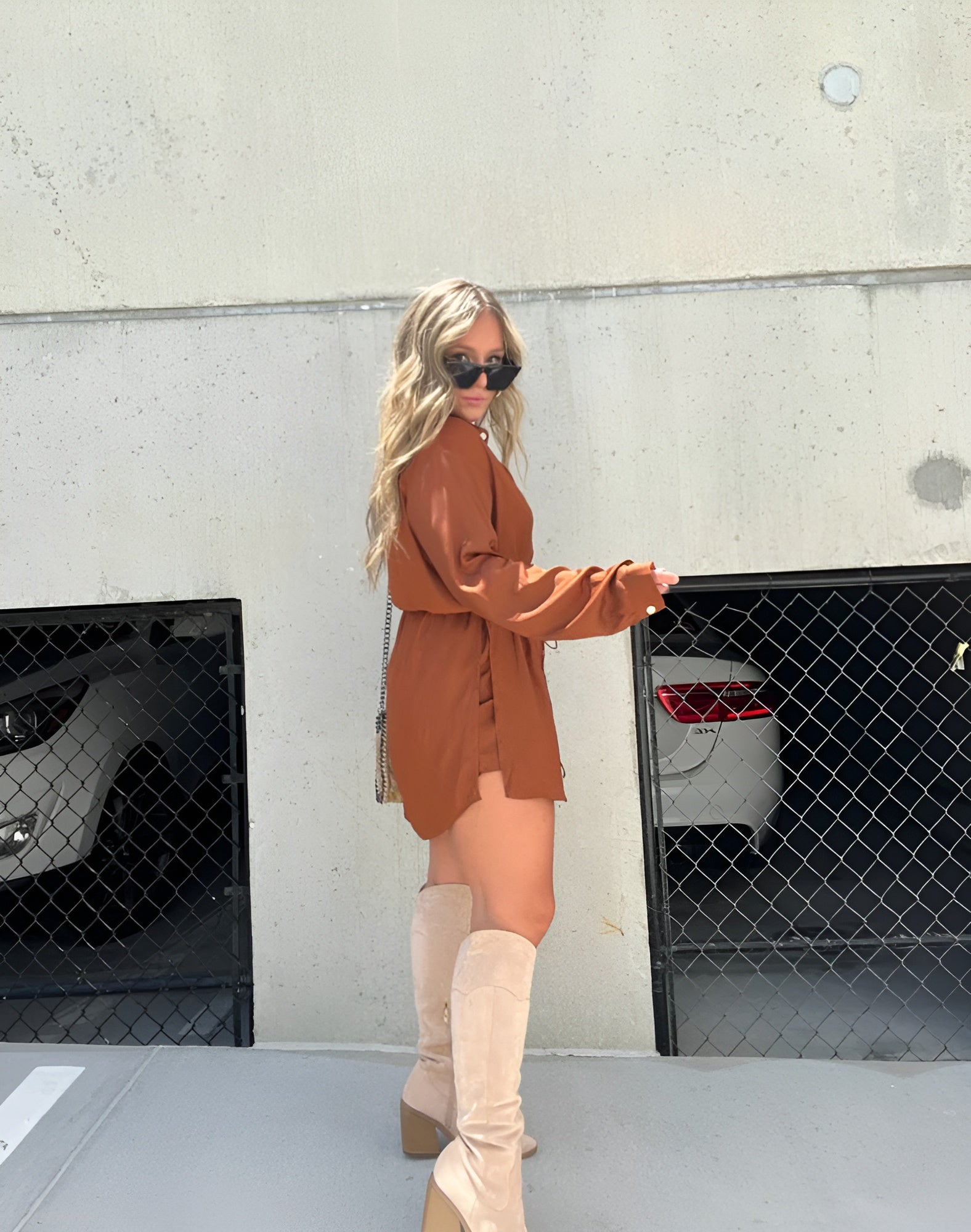 Jessica | Trendy saten kombinezon haljina