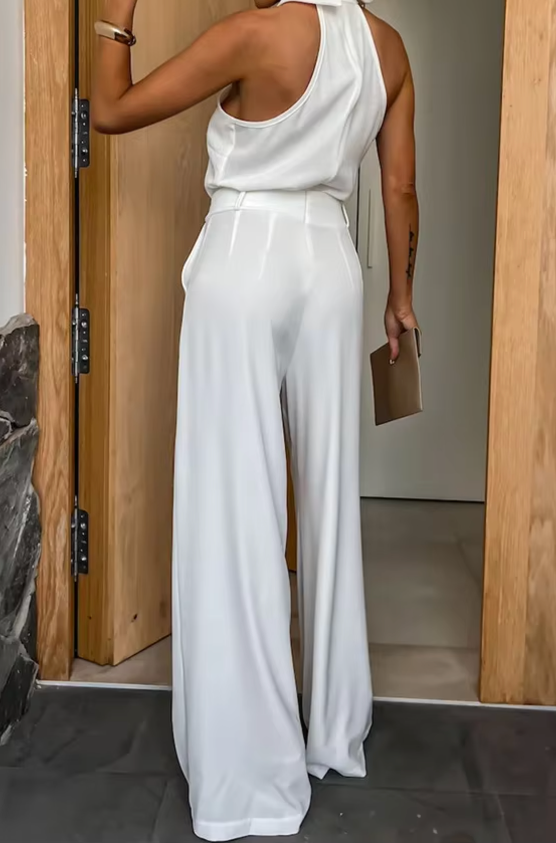 Diana | Elegantni kombinezon s širokim nogavicama